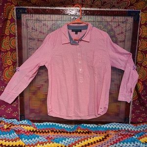 LAST CHANCE Tommy Hilfiger Pink Polka Dot Blouse